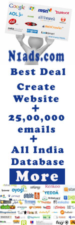 Best Deal In through N1ads.com, create website and applications.
